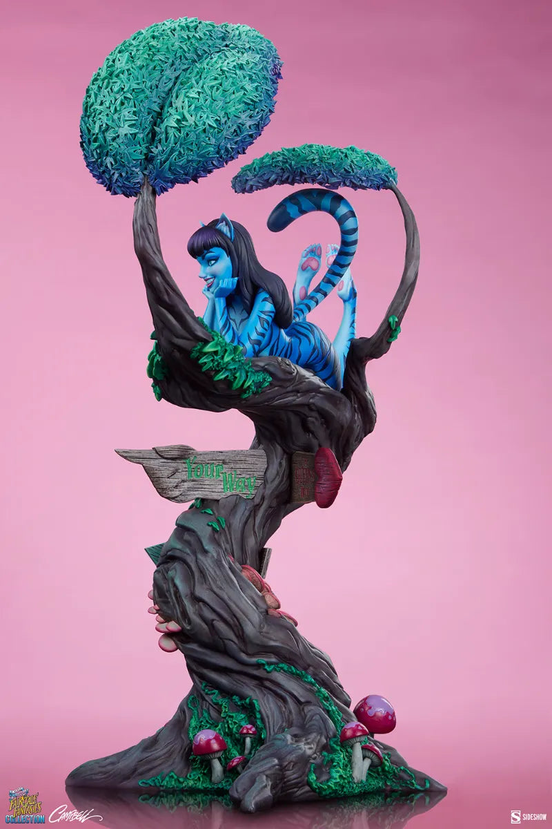 SID2006562 Fairytale Fantasies - Lady Cheshire Cat Deluxe Statue - Sideshow Collectibles - Titan Pop Culture