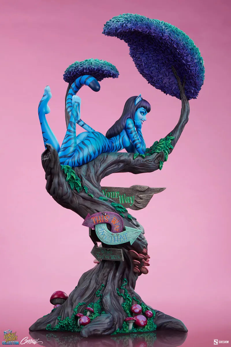 SID2006562 Fairytale Fantasies - Lady Cheshire Cat Deluxe Statue - Sideshow Collectibles - Titan Pop Culture