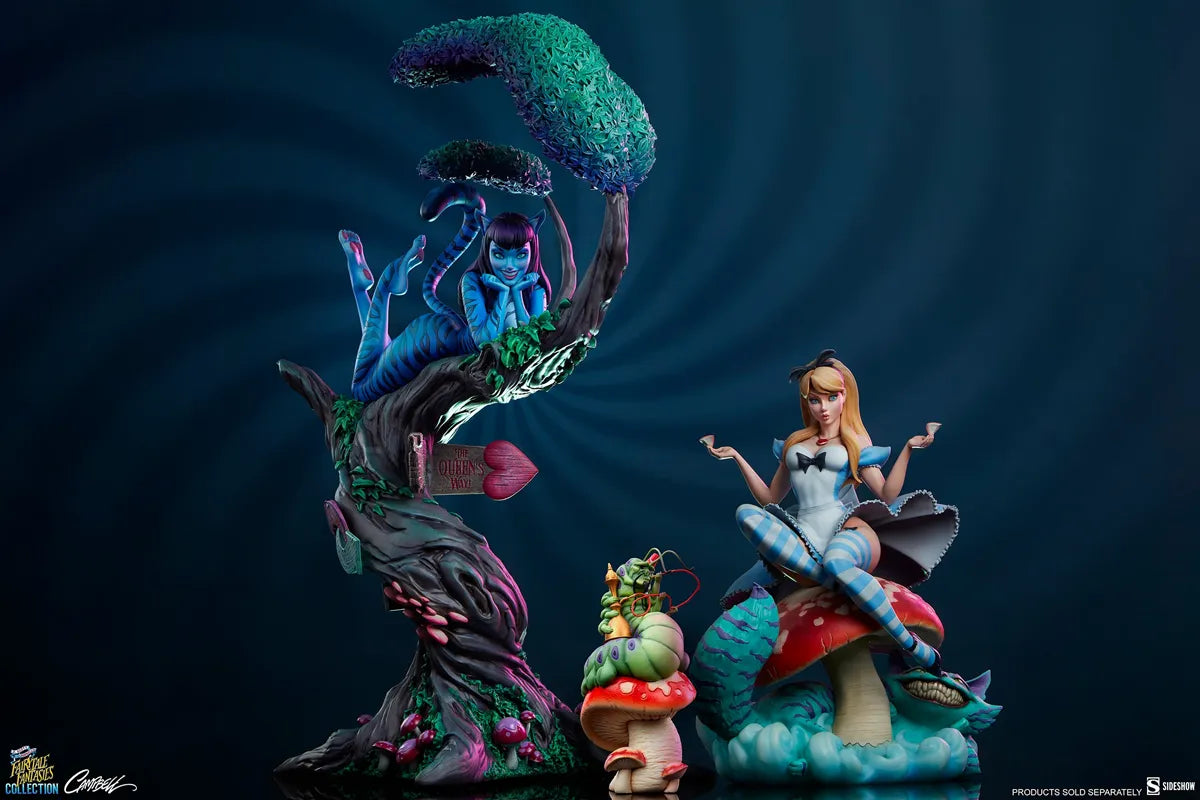 SID2006562 Fairytale Fantasies - Lady Cheshire Cat Deluxe Statue - Sideshow Collectibles - Titan Pop Culture