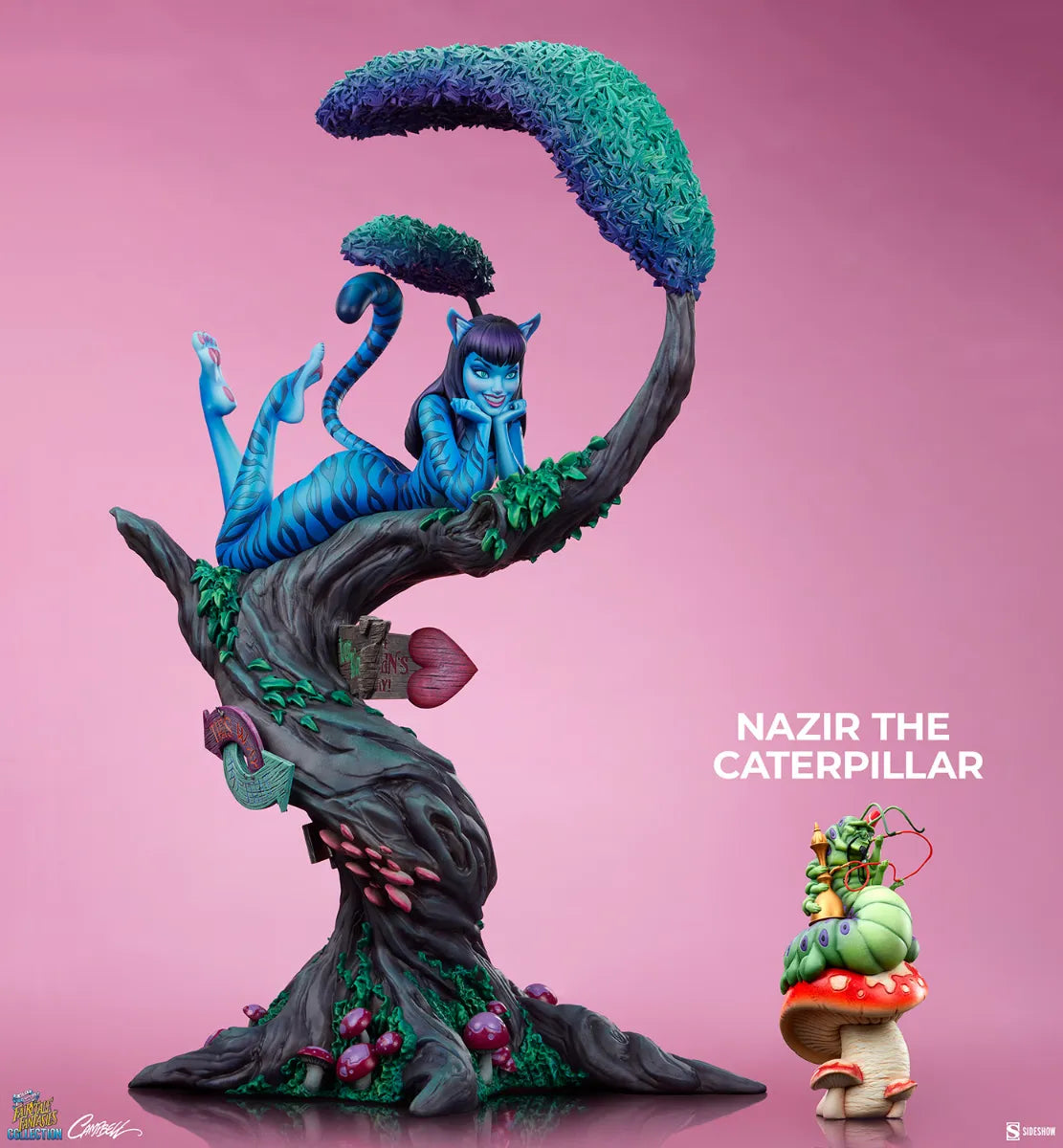 SID2006562 Fairytale Fantasies - Lady Cheshire Cat Deluxe Statue - Sideshow Collectibles - Titan Pop Culture