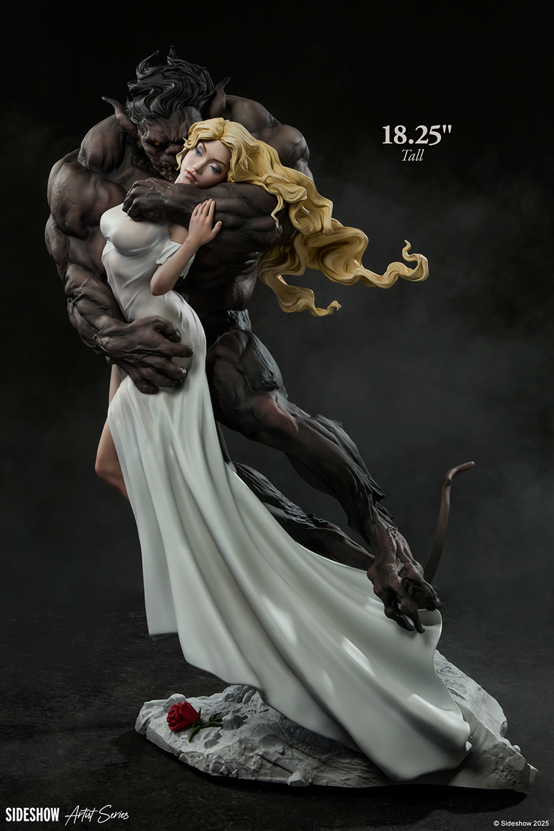 Sideshow Originals – Estatua de La Bella y la Bestia