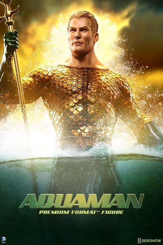 SID300218 Aquaman - Premium Format 1:4 Scale Statue - Sideshow Collectibles - Titan Pop Culture