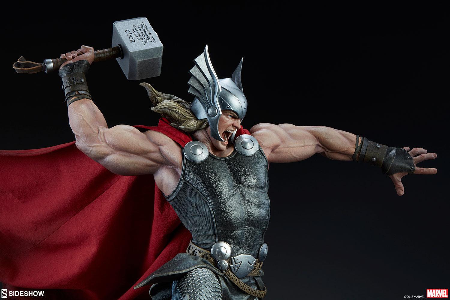 SID300673 Marvel Comics - Thor Breaker of Brimstone Premium Format 1:4 Scale Statue - Sideshow Collectibles - Titan Pop Culture