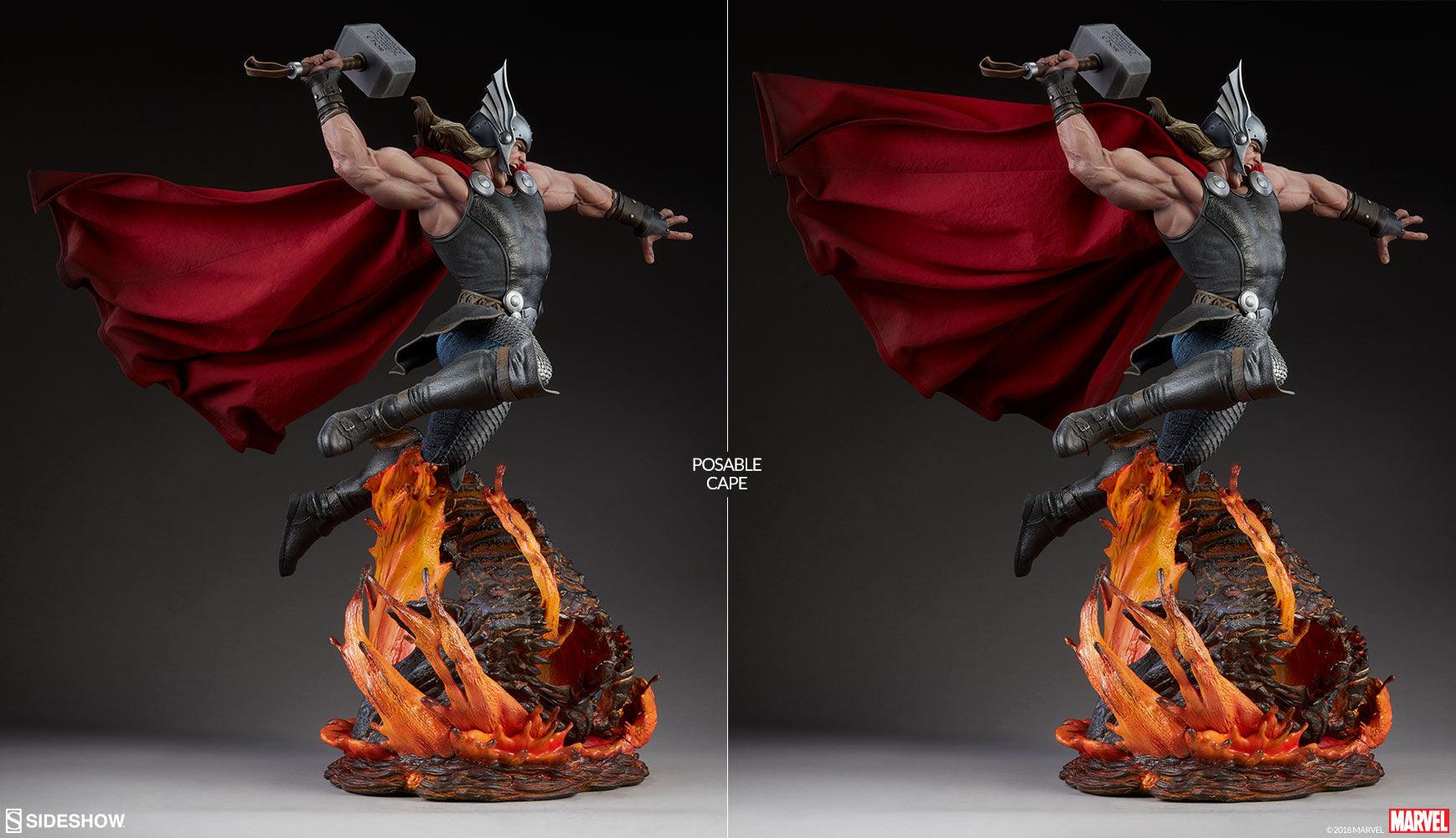 SID300673 Marvel Comics - Thor Breaker of Brimstone Premium Format 1:4 Scale Statue - Sideshow Collectibles - Titan Pop Culture