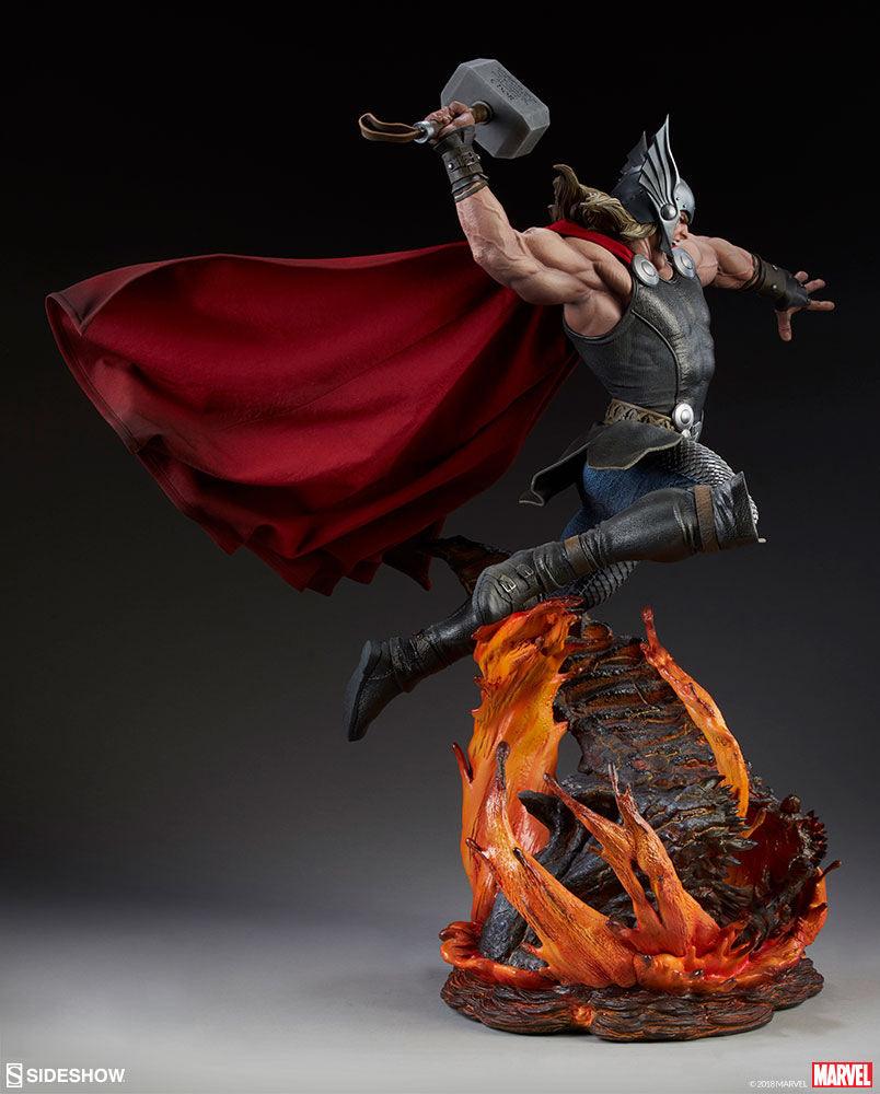 SID300673 Marvel Comics - Thor Breaker of Brimstone Premium Format 1:4 Scale Statue - Sideshow Collectibles - Titan Pop Culture