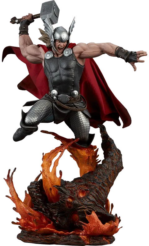 SID300673 Marvel Comics - Thor Breaker of Brimstone Premium Format 1:4 Scale Statue - Sideshow Collectibles - Titan Pop Culture