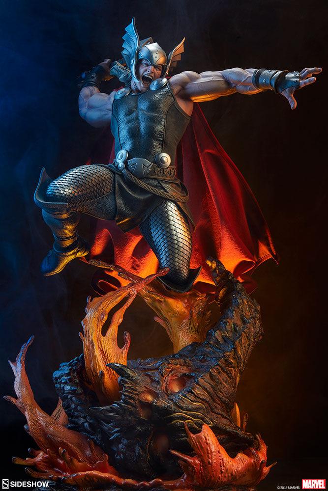 SID300673 Marvel Comics - Thor Breaker of Brimstone Premium Format 1:4 Scale Statue - Sideshow Collectibles - Titan Pop Culture