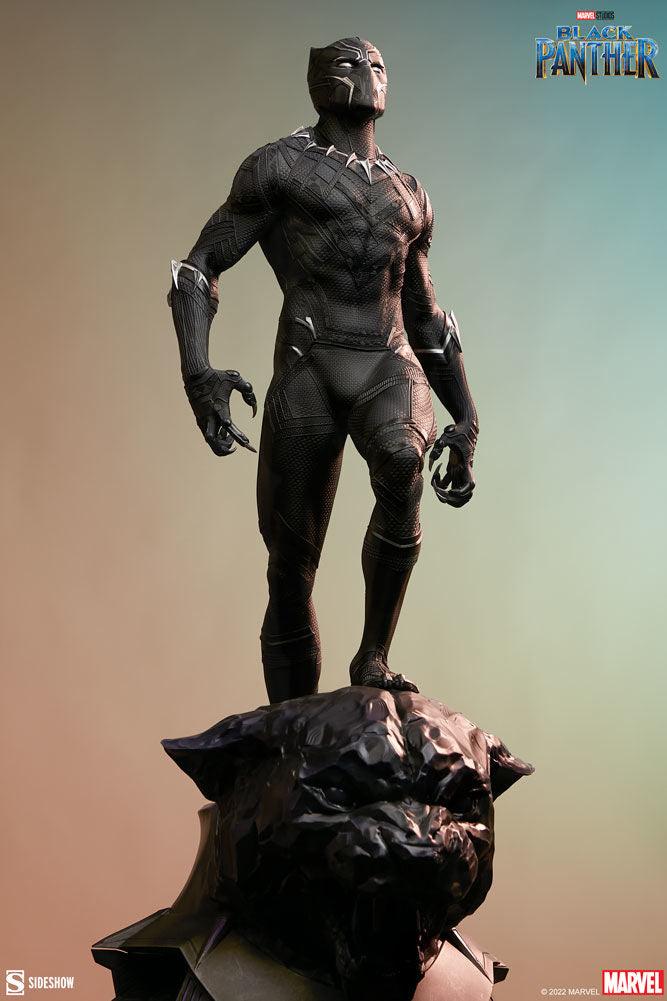 SID300764 Black Panther (2018) - Black Panther Premium Format Statue - Sideshow Collectibles - Titan Pop Culture