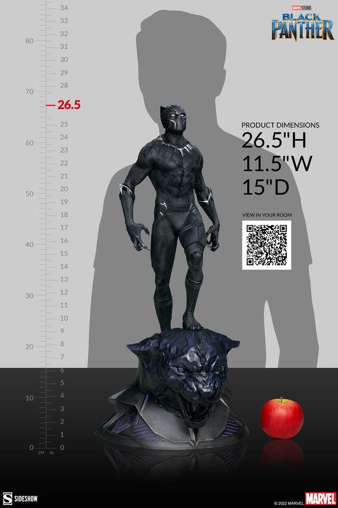 SID300764 Black Panther (2018) - Black Panther Premium Format Statue - Sideshow Collectibles - Titan Pop Culture