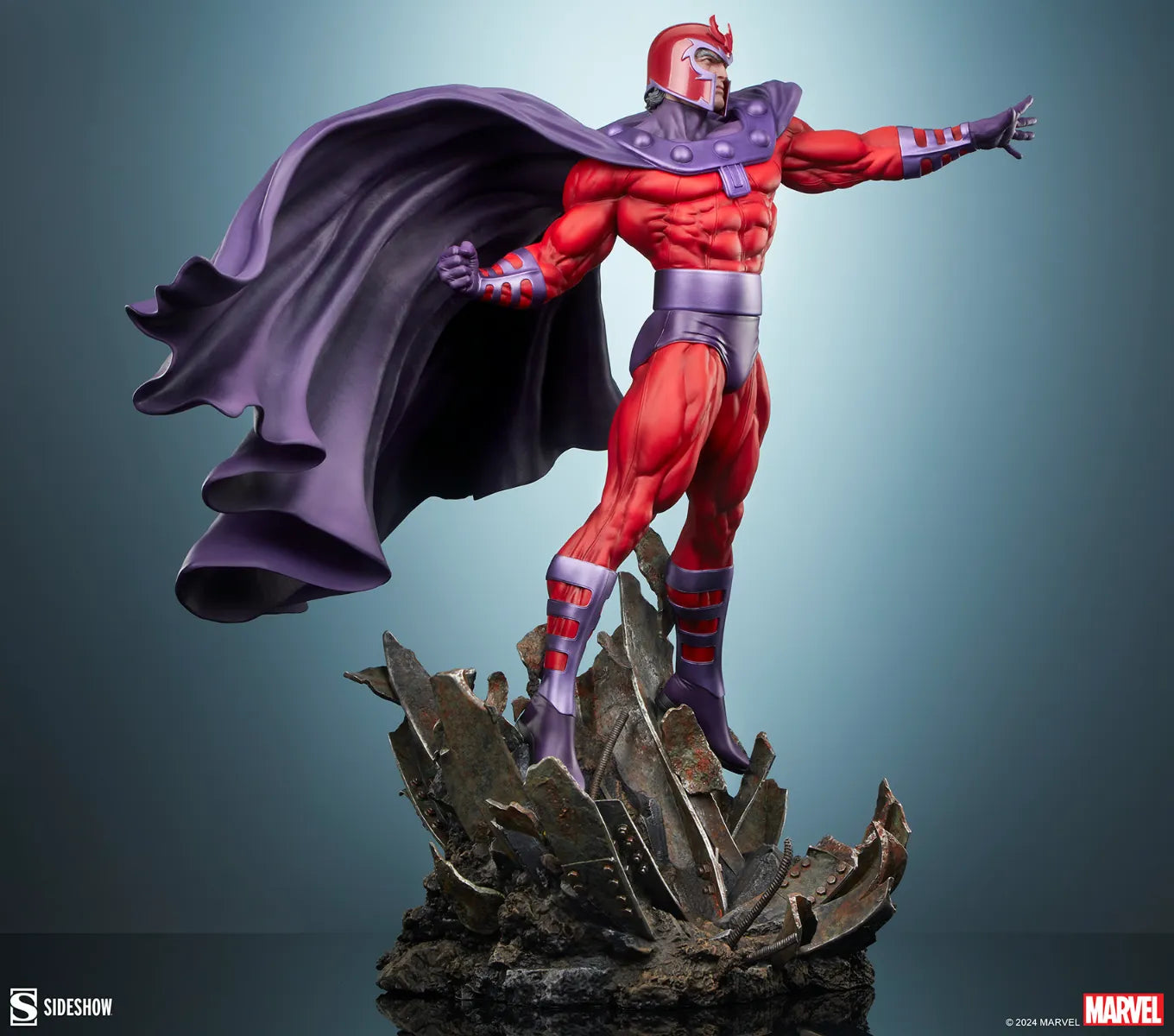 SID300791 X-Men - Magneto: Master of Magnetism Premium Format Statue - Sideshow Collectibles - Titan Pop Culture