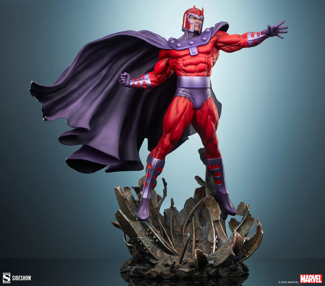 SID300791 X-Men - Magneto: Master of Magnetism Premium Format Statue - Sideshow Collectibles - Titan Pop Culture