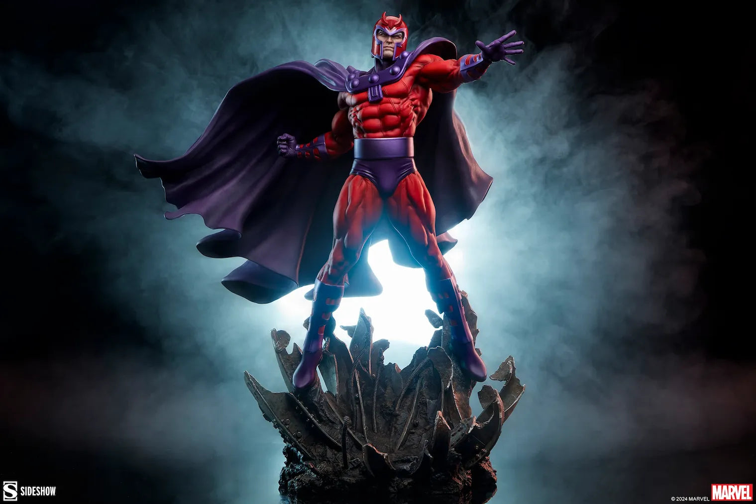 SID300791 X-Men - Magneto: Master of Magnetism Premium Format Statue - Sideshow Collectibles - Titan Pop Culture