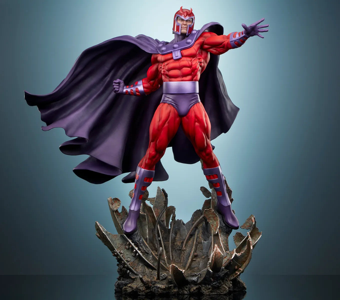 SID300791 X-Men - Magneto: Master of Magnetism Premium Format Statue - Sideshow Collectibles - Titan Pop Culture