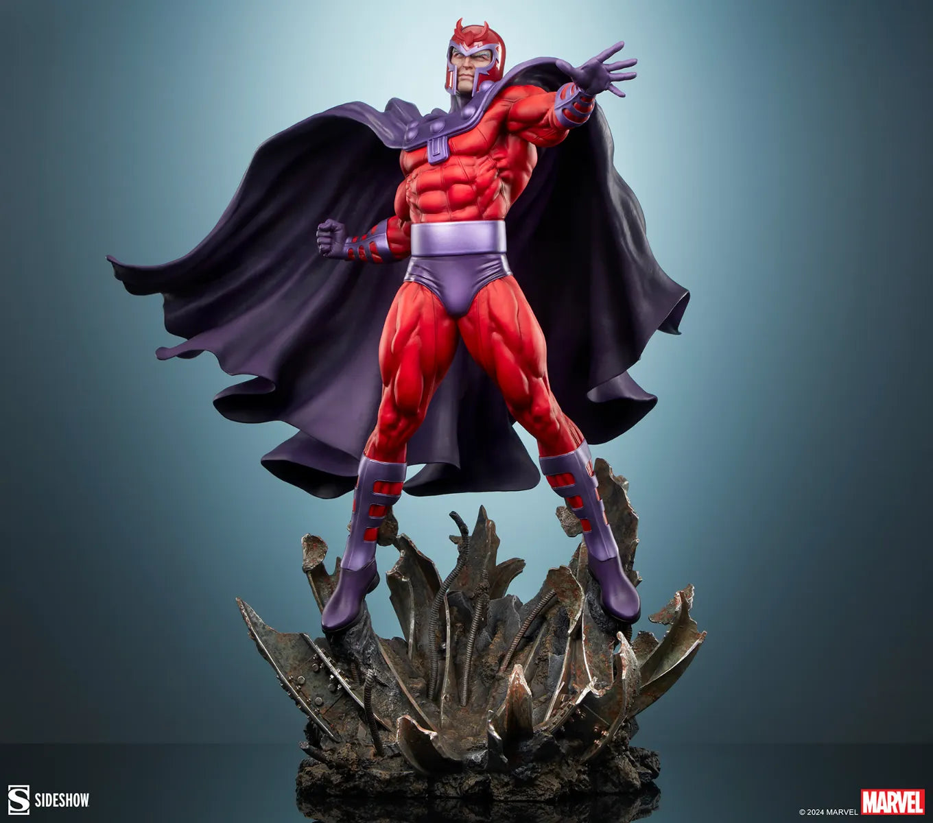 SID300791 X-Men - Magneto: Master of Magnetism Premium Format Statue - Sideshow Collectibles - Titan Pop Culture