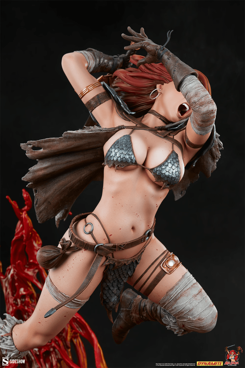 SID300813 Red Sonja - A Savage Sword Premium Format Statue - Sideshow Collectibles - Titan Pop Culture