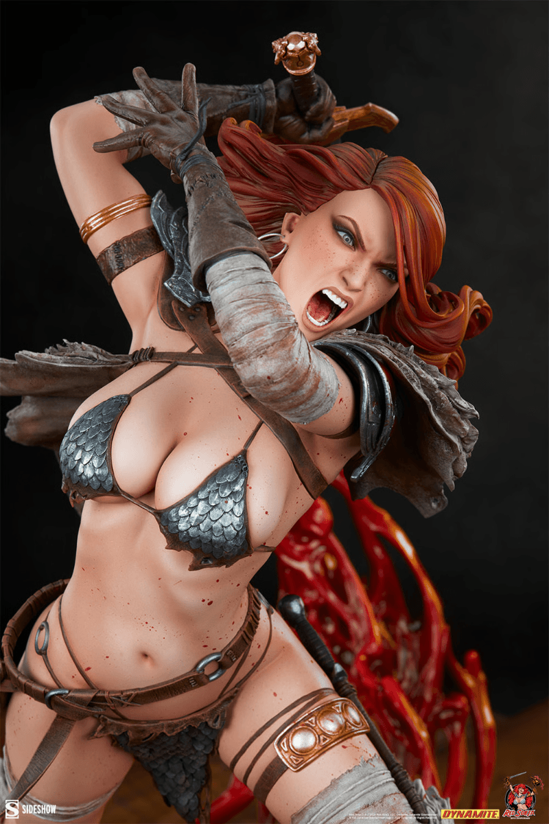 SID300813 Red Sonja - A Savage Sword Premium Format Statue - Sideshow Collectibles - Titan Pop Culture