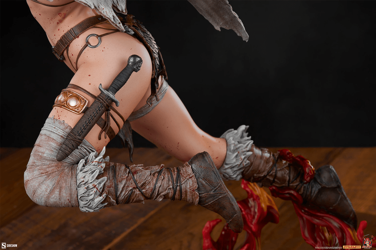 SID300813 Red Sonja - A Savage Sword Premium Format Statue - Sideshow Collectibles - Titan Pop Culture