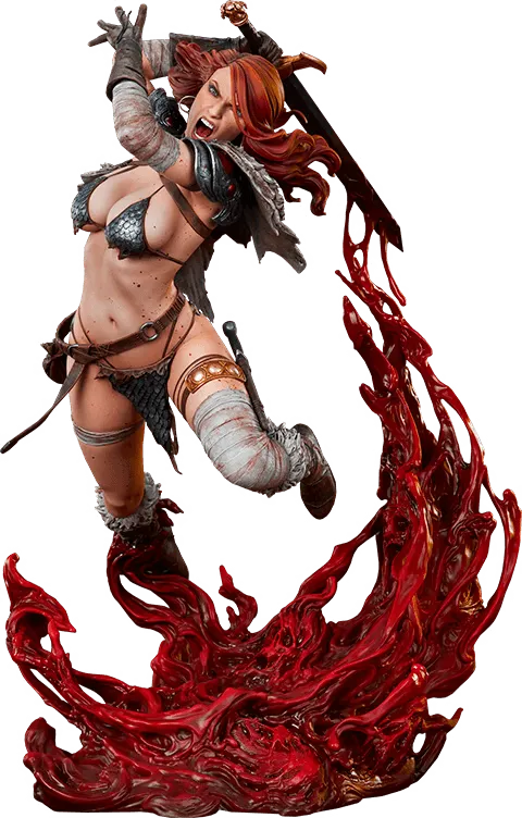 SID300813 Red Sonja - A Savage Sword Premium Format Statue - Sideshow Collectibles - Titan Pop Culture