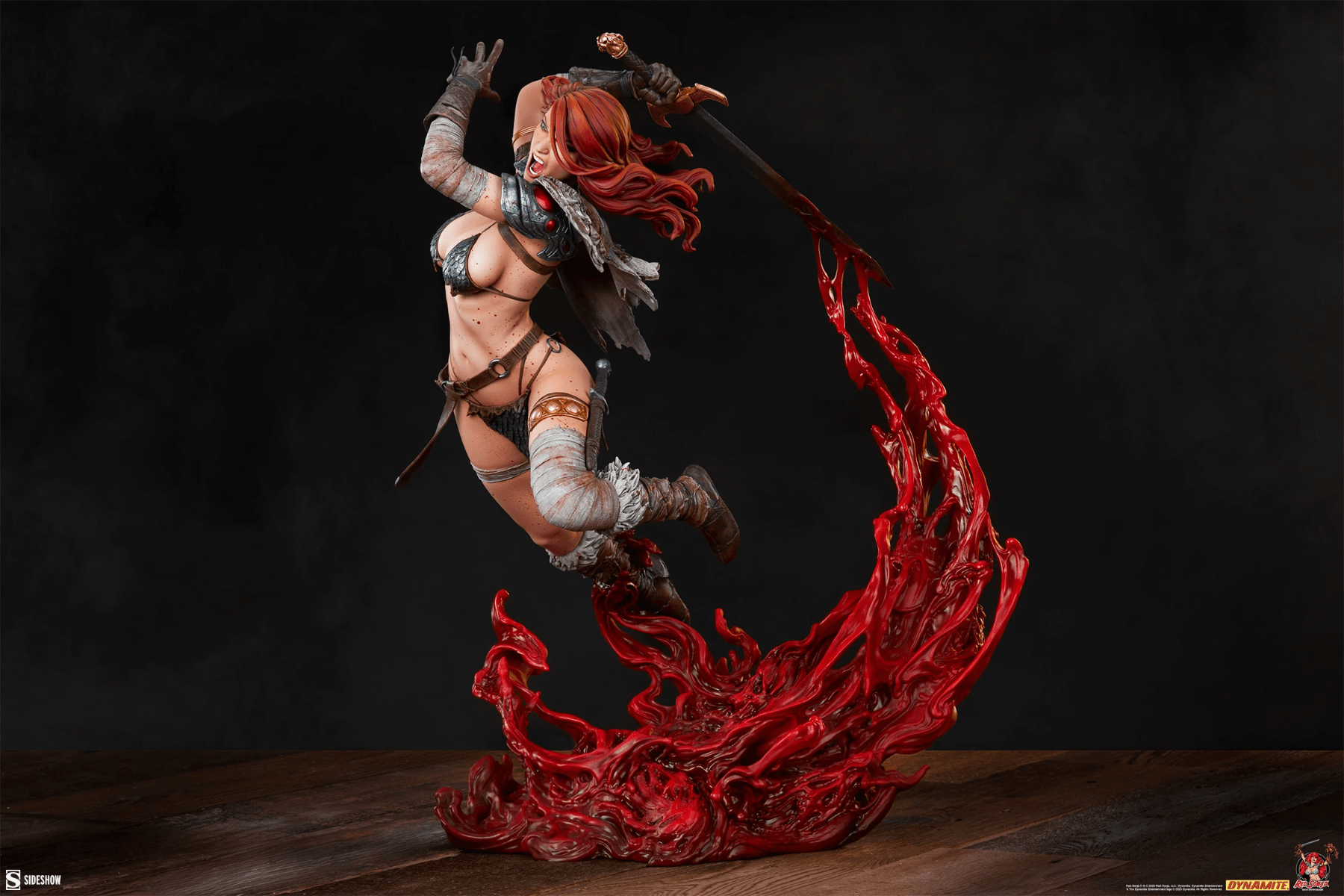 SID300813 Red Sonja - A Savage Sword Premium Format Statue - Sideshow Collectibles - Titan Pop Culture