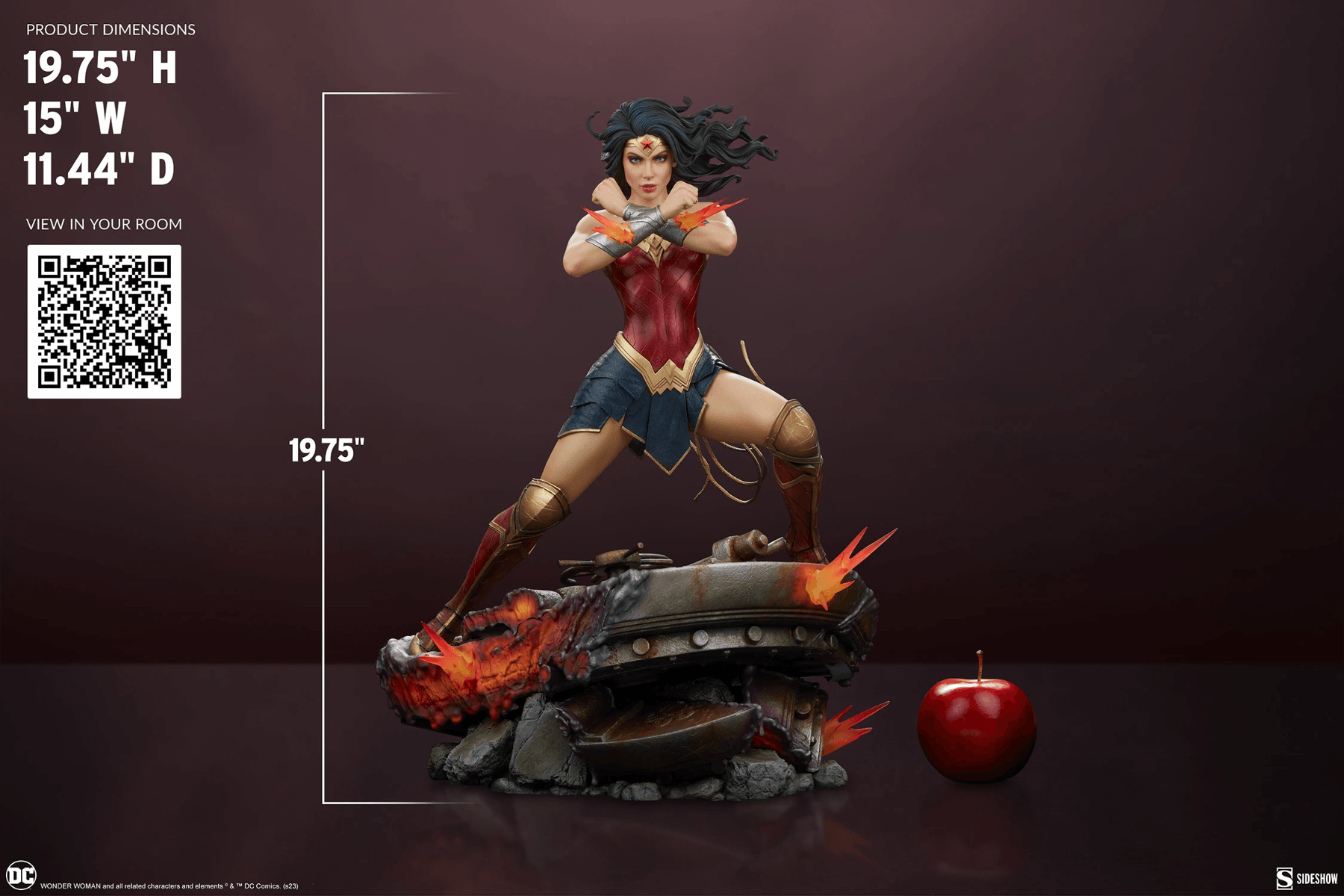 SID300817 Wonder Woman - Saving The Day Premium Format Statue - Sideshow Collectibles - Titan Pop Culture