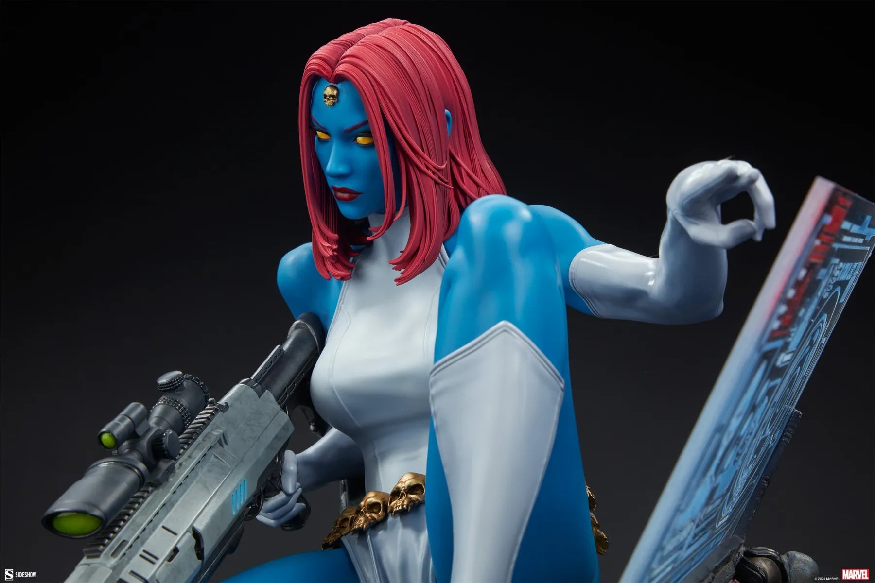 SID300825 X-Men - Mystique: Freedom & Destiny Premium Format Figure - Sideshow Collectibles - Titan Pop Culture