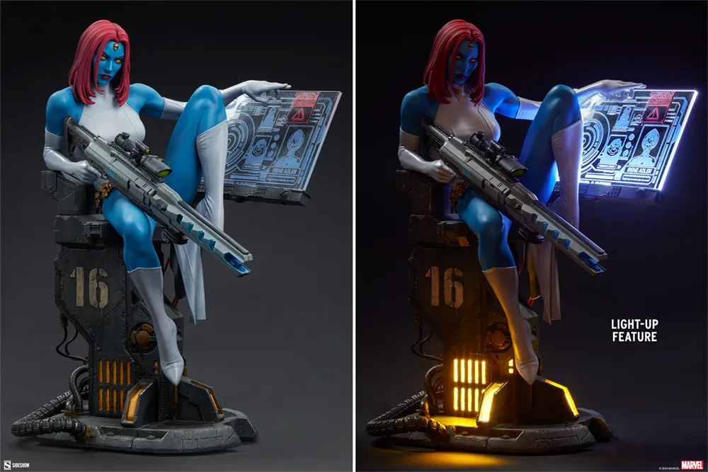 SID300825 X-Men - Mystique: Freedom & Destiny Premium Format Figure - Sideshow Collectibles - Titan Pop Culture