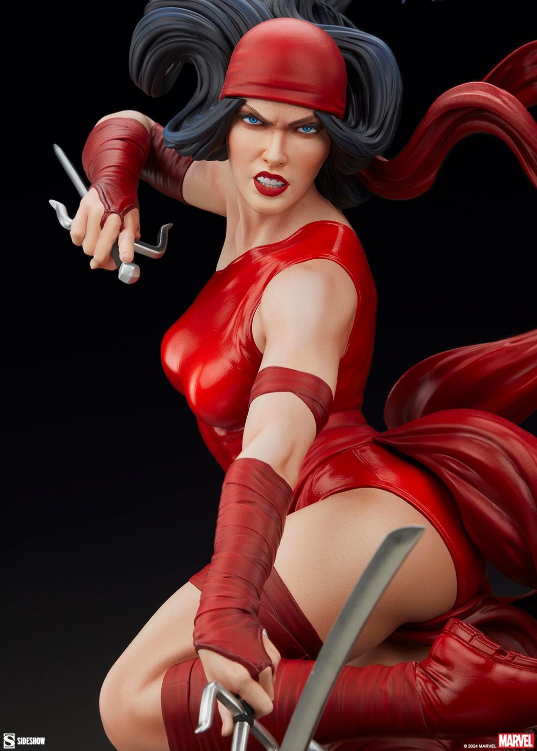 SID300838 Marvel Comics - Elektra Premium Format Statue - Sideshow Collectibles - Titan Pop Culture