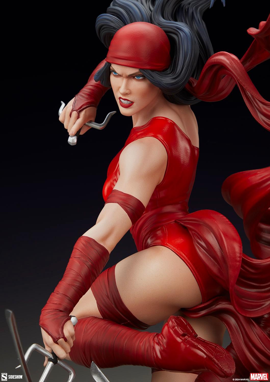 SID300838 Marvel Comics - Elektra Premium Format Statue - Sideshow Collectibles - Titan Pop Culture