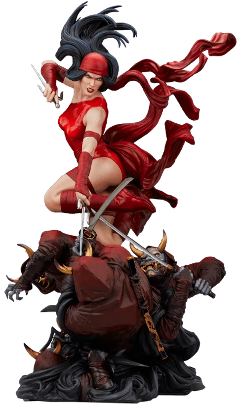 SID300838 Marvel Comics - Elektra Premium Format Statue - Sideshow Collectibles - Titan Pop Culture