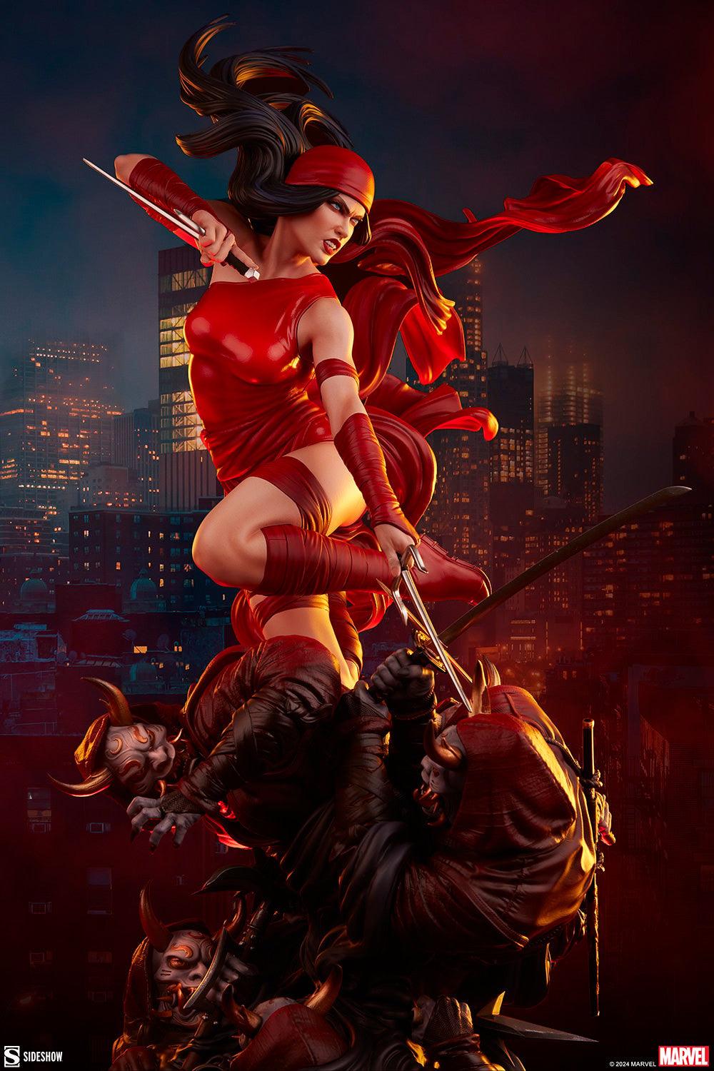 SID300838 Marvel Comics - Elektra Premium Format Statue - Sideshow Collectibles - Titan Pop Culture