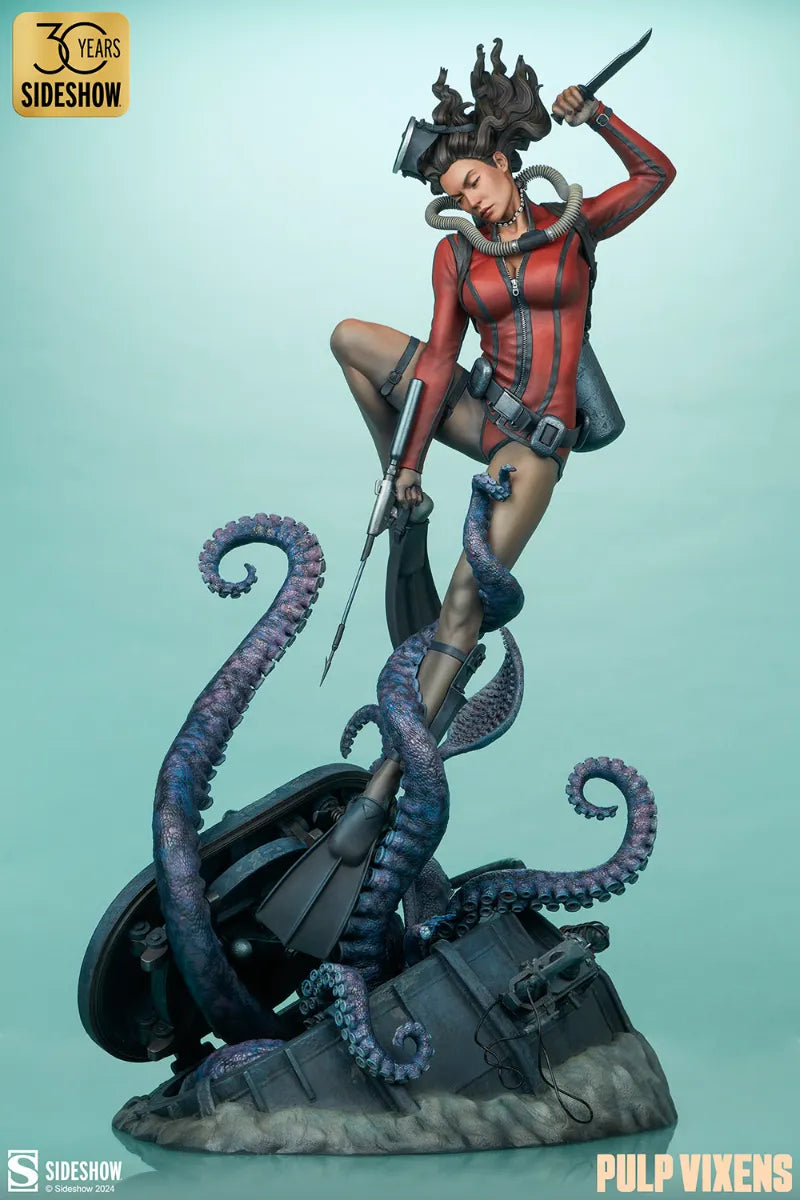 SID300841 Sideshow Originals - Pulp Vixens: Deep Down Premium Format Statue - Sideshow Collectibles - Titan Pop Culture