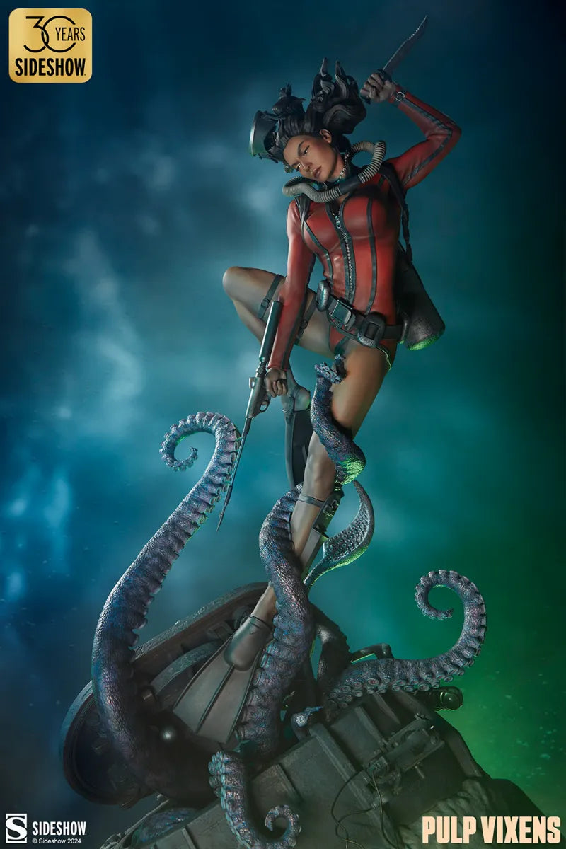 SID300841 Sideshow Originals - Pulp Vixens: Deep Down Premium Format Statue - Sideshow Collectibles - Titan Pop Culture