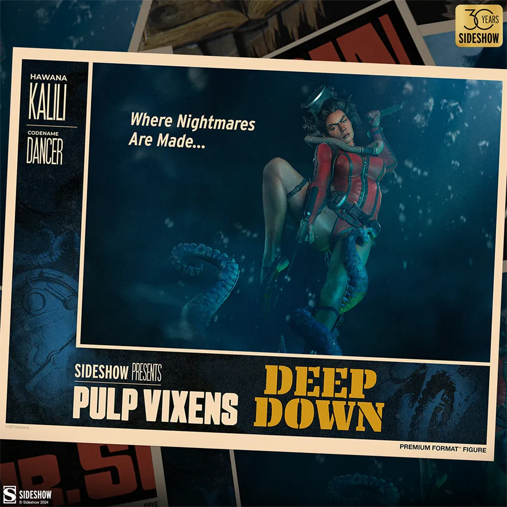 SID300841 Sideshow Originals - Pulp Vixens: Deep Down Premium Format Statue - Sideshow Collectibles - Titan Pop Culture