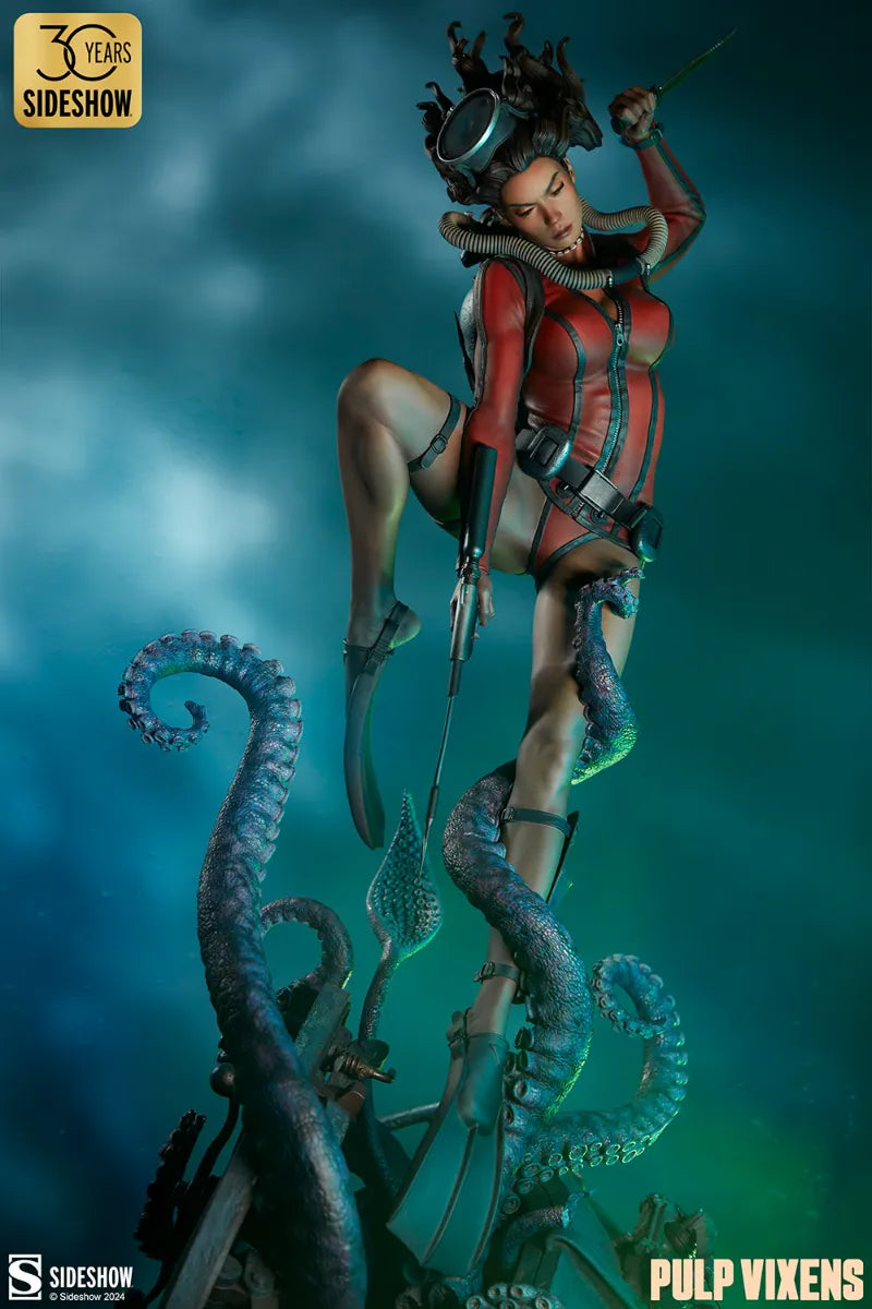 SID300841 Sideshow Originals - Pulp Vixens: Deep Down Premium Format Statue - Sideshow Collectibles - Titan Pop Culture