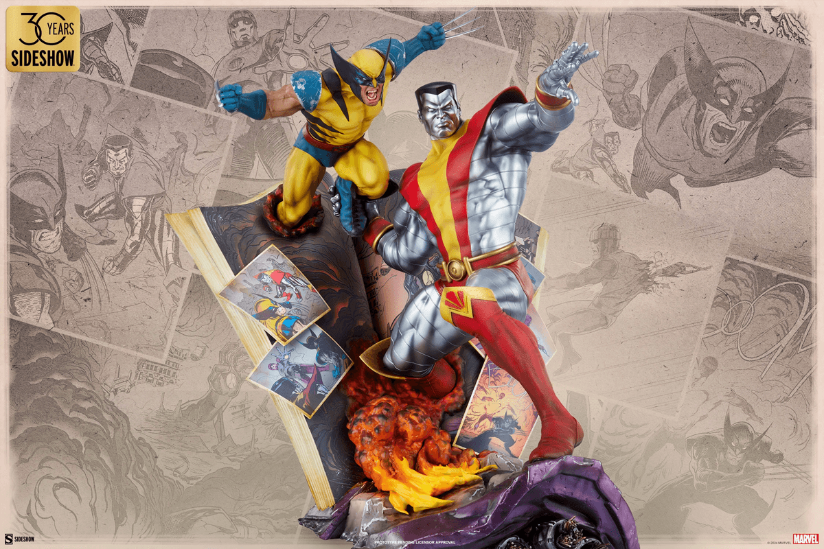 SID300849 X-Men - Colossus & Wolverine Statue - Sideshow Collectibles - Titan Pop Culture