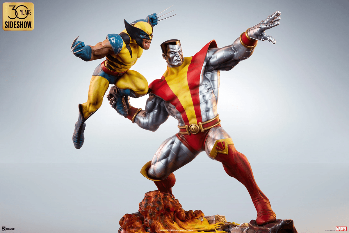 SID300849 X-Men - Colossus & Wolverine Statue - Sideshow Collectibles - Titan Pop Culture