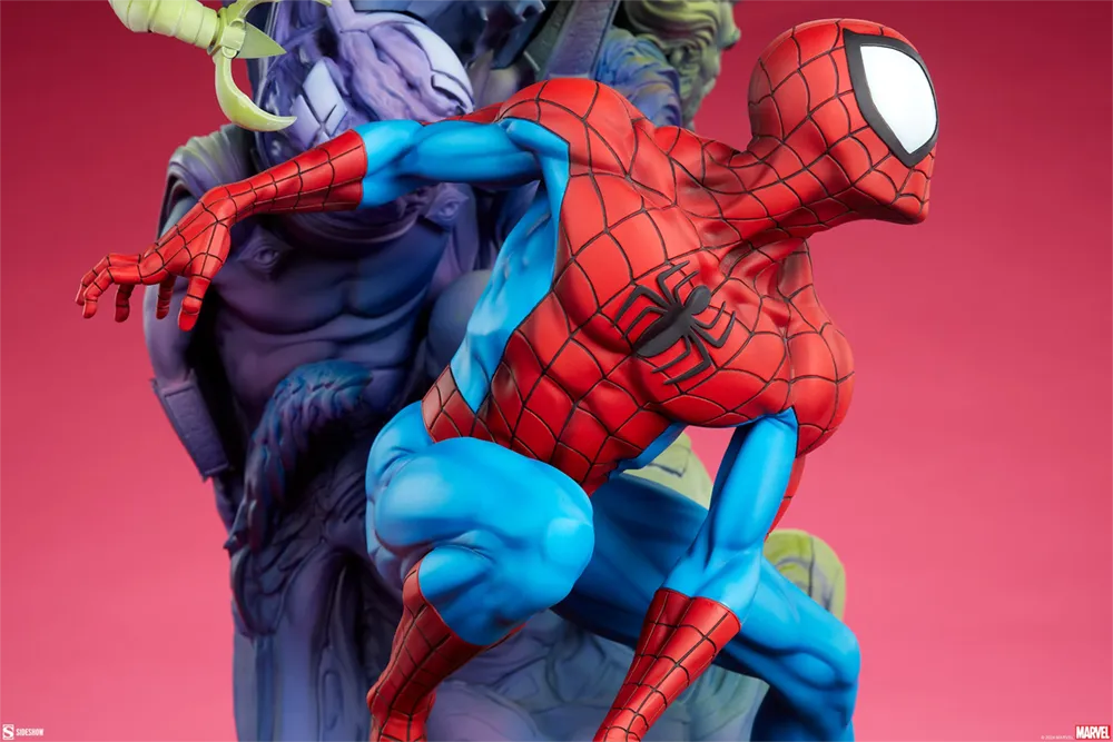 SID300850 Spider-Man - Spider-Man & Foes Premium Format Statue - Sideshow Collectibles - Titan Pop Culture