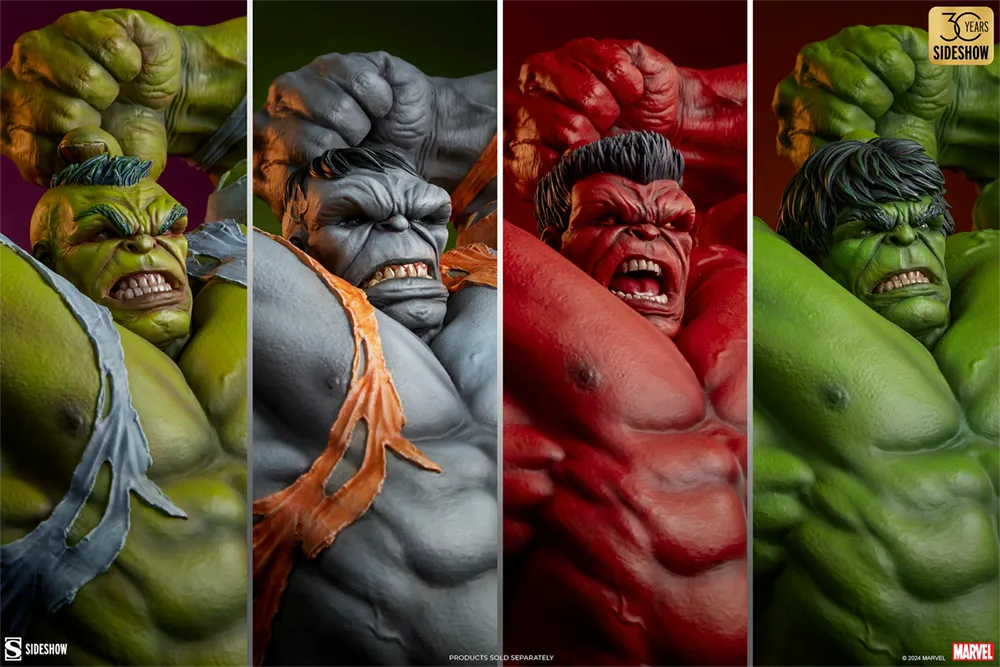 SID3008663 Hulk - Red Hulk: Thunderbolt Ross Premium Format Statue - Sideshow Collectibles - Titan Pop Culture