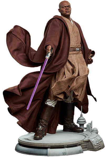 SID300872 Star Wars: Ep3 - Mace Windu Premium Format Statue - Sideshow Collectibles - Titan Pop Culture