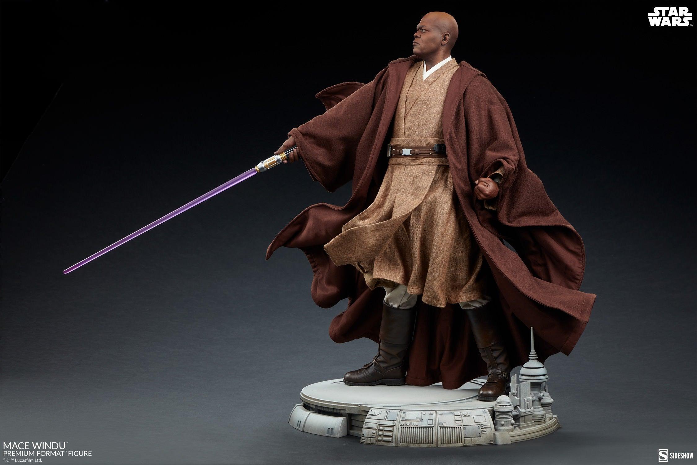 SID300872 Star Wars: Ep3 - Mace Windu Premium Format Statue - Sideshow Collectibles - Titan Pop Culture