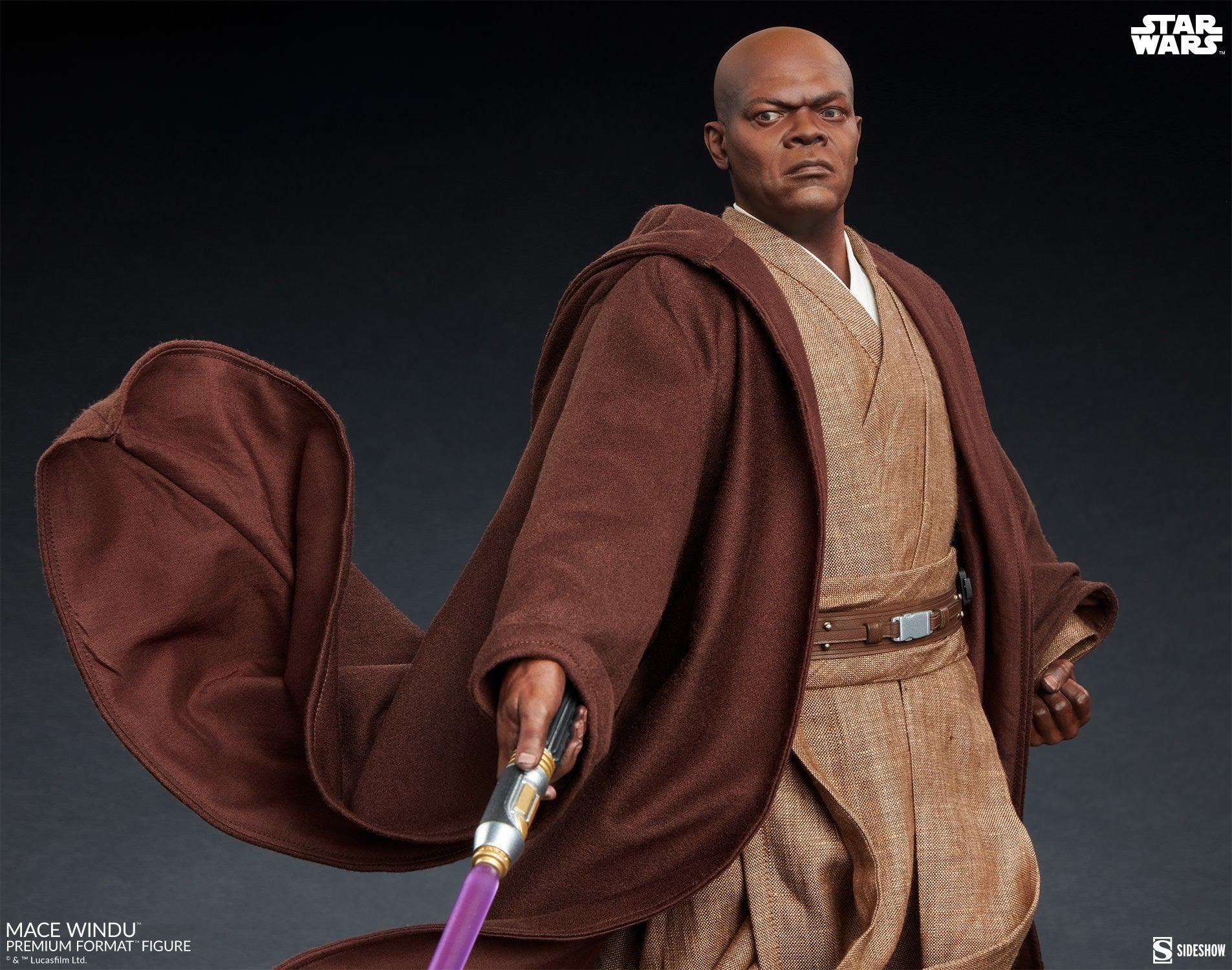 SID300872 Star Wars: Ep3 - Mace Windu Premium Format Statue - Sideshow Collectibles - Titan Pop Culture