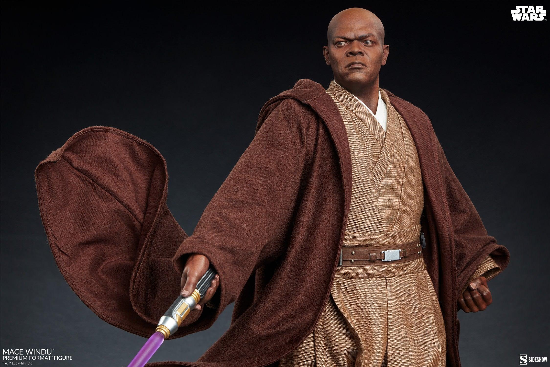 SID300872 Star Wars: Ep3 - Mace Windu Premium Format Statue - Sideshow Collectibles - Titan Pop Culture