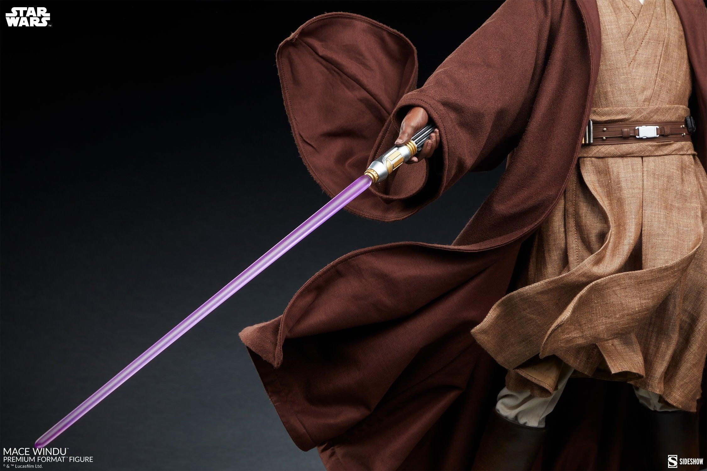 SID300872 Star Wars: Ep3 - Mace Windu Premium Format Statue - Sideshow Collectibles - Titan Pop Culture