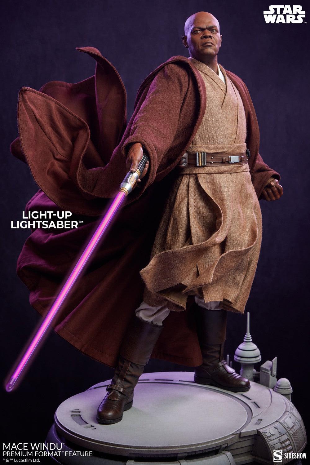 SID300872 Star Wars: Ep3 - Mace Windu Premium Format Statue - Sideshow Collectibles - Titan Pop Culture