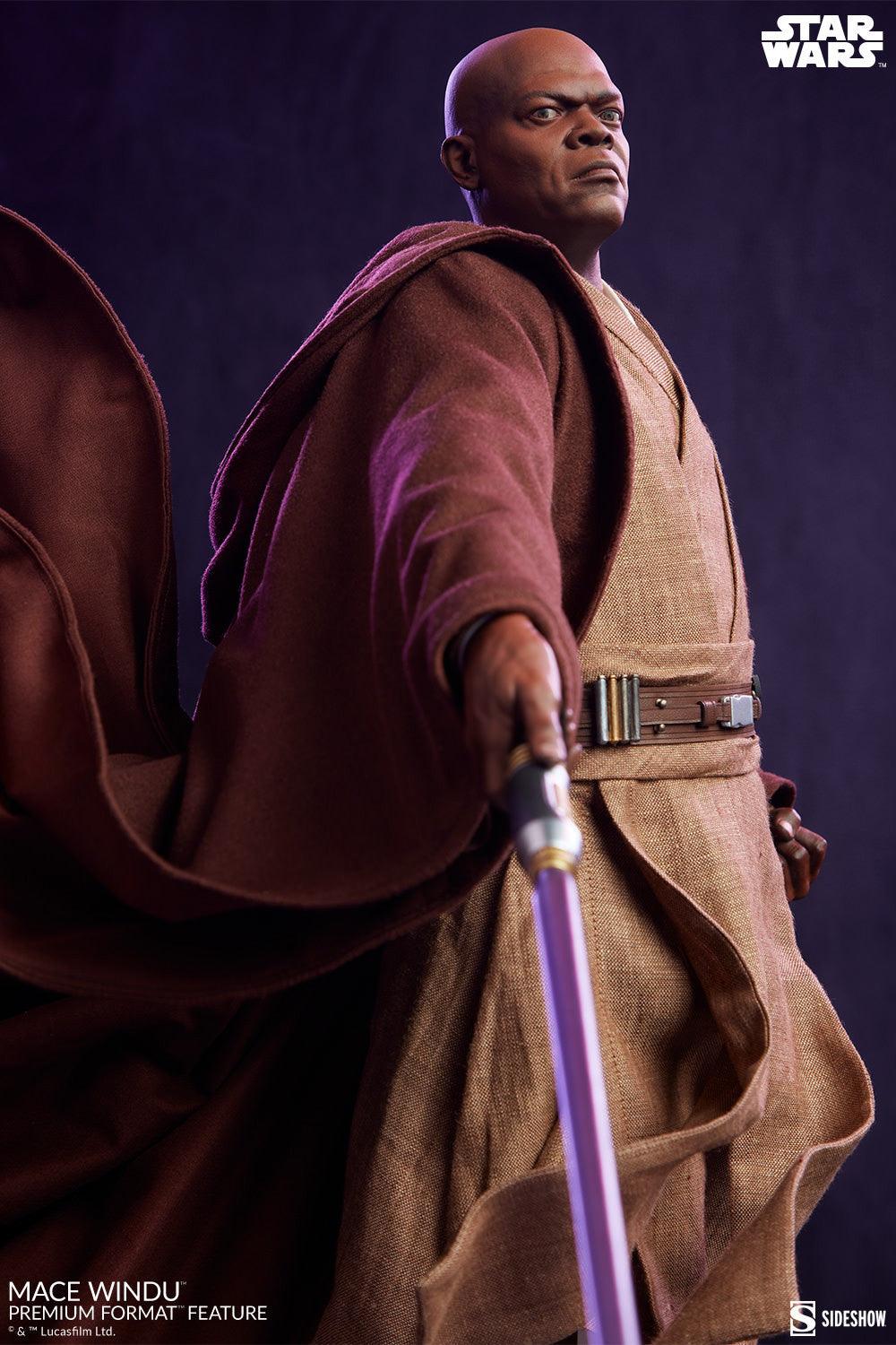 SID300872 Star Wars: Ep3 - Mace Windu Premium Format Statue - Sideshow Collectibles - Titan Pop Culture