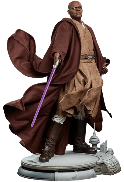 SID300872 Star Wars: Ep3 - Mace Windu Premium Format Statue - Sideshow Collectibles - Titan Pop Culture