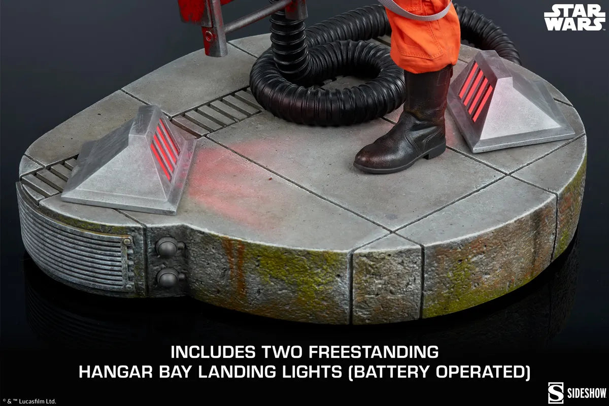 SID3008952 Star Wars - Luke & X-Wing: Red Five Standing By Premium Format Statue - Sideshow Collectibles - Titan Pop Culture