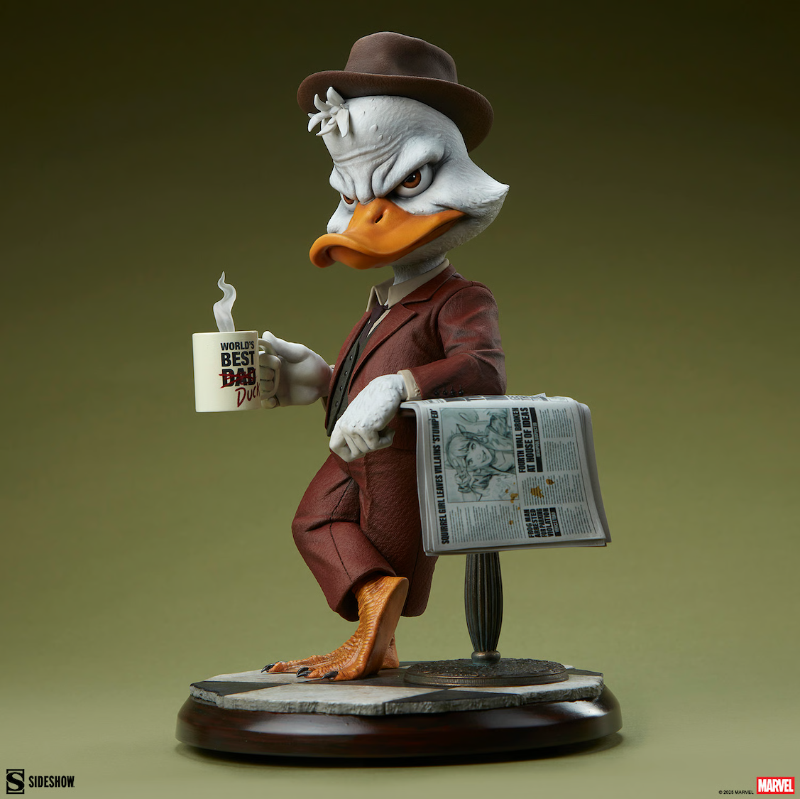 Marvel Comics - Estatua de formato premium de Howard el Pato