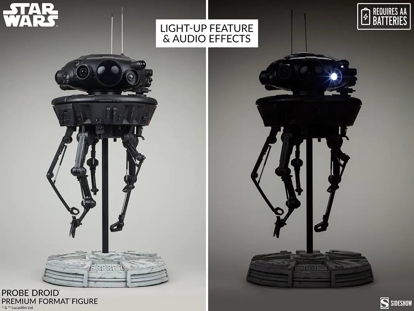 SID400328 Star Wars - Episode V The Empire Strikes Back Probe Droid Premium Format Statue - Sideshow Collectibles - Titan Pop Culture