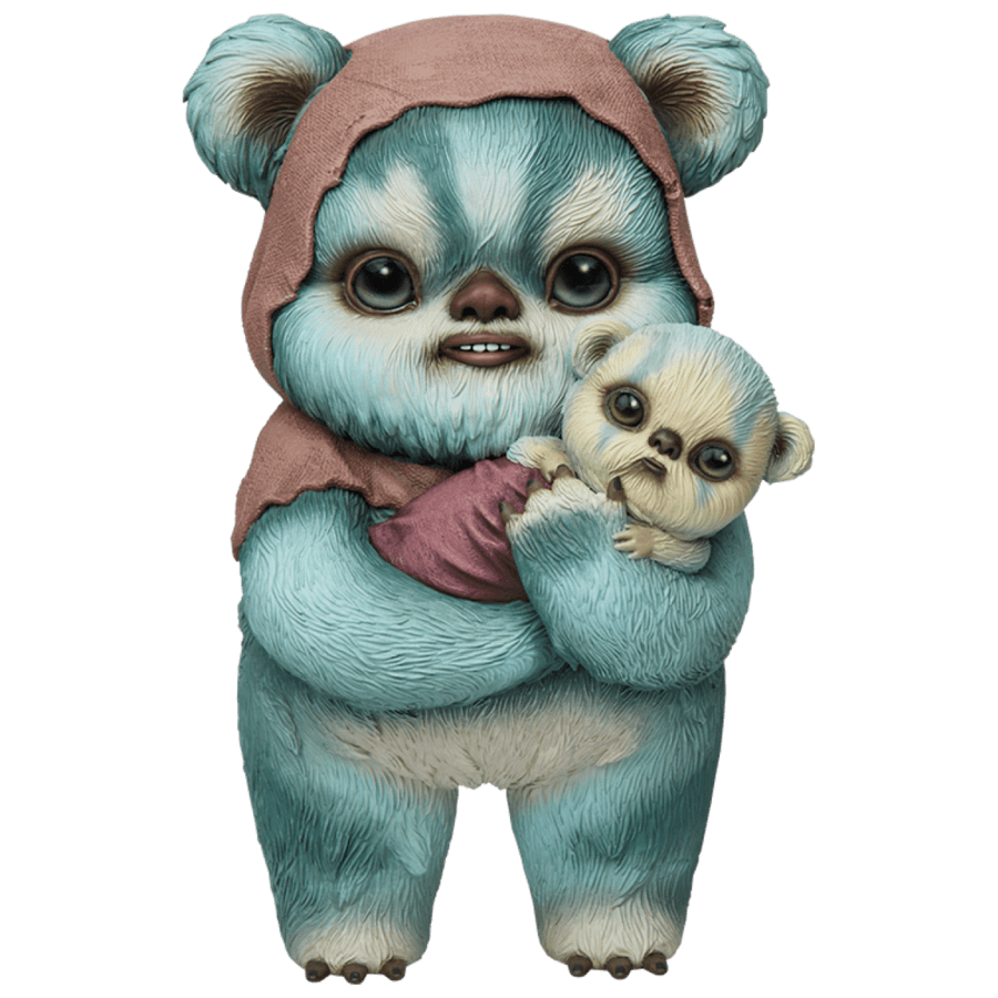 SID700242 Star Wars - Ewok Designer Statue - Sideshow Collectibles - Titan Pop Culture